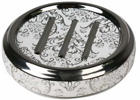 Muilinė Splendid Venezia LA-VENEZIA-MYDELN-SR, balta sp./sidabro sp., 12 cm x 12 cm