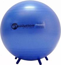 Gimnastikos kamuolys Pezzi SITsolution Maxafe 0603020D0045000S, mėlyna sp., 55 cm