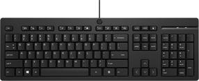 Juhtmega arvutiklaviatuur HP 125, EN, must v.