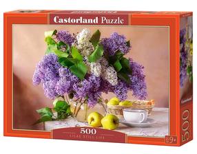Dėlionė Castorland Lilac Still Life, 33 cm x 47 cm, 500 vnt., įvairių spalvų
