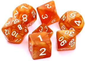 Žaidimo kauliukai Rebel RPG Dice Set - Dark Yellow