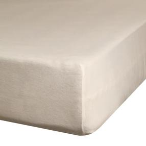 Paklodė Premium Jersey 4, smėlio sp., 220 x 240 cm, su guma