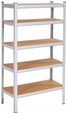 Ladustamisriiul Springos HA5212, 60 cm x 100 cm x 180 cm, 200 kg, puidu v.