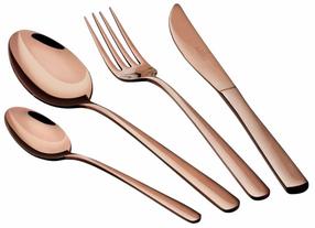 Galda piederumu komplekts Berlinger Haus Rose Gold BH-2615, zeltrozā krās., 16 gab.