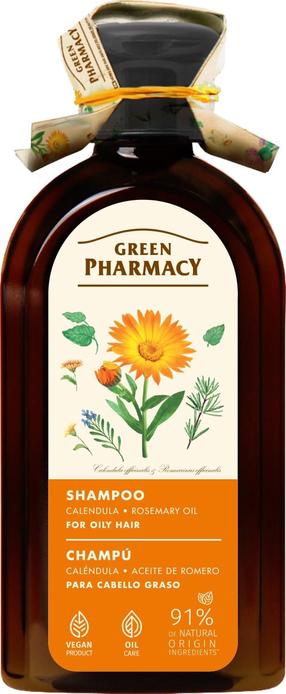 Шампунь Green Pharmacy Calendula and Rosemary Oil, 350 мл