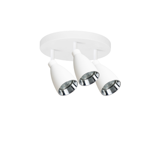 Lampa griesti Light Prestige Campana, GU10, 3 x 8 W, balta krās. / balta krās.