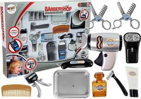 Komplekts lomu spēlei, vīriešu frizētava Barbershop, daudzkrāsaina