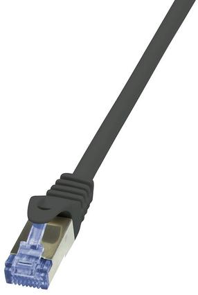 Vads Logilink CAT 6a S/FTP RJ-45 8P8C, RJ-45 8P8C, 10 m, melna krās.