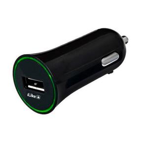 iLike Car ICC01 Kompakts Auto Lādētājs DC 12-24V Vienu USB Ligzdu 1A Melns