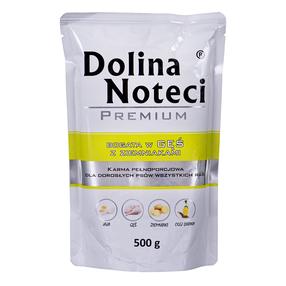 Šlapias šunų maistas Dolina Noteci Premium, daržovės/žąsiena/bulvės, 0.5 kg