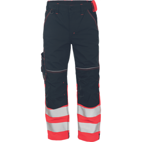 Darbo kelnės vyrams Cerva Knoxfield HVPS DW, antracito sp./raudona sp., 64 dydis
