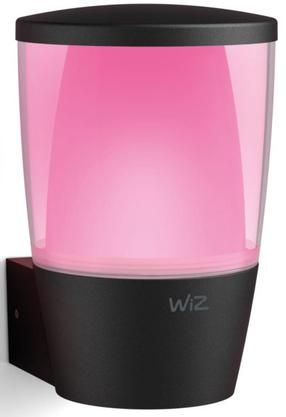 Õue seinavalgusti WiZ Elpas, 8.5W, LED, IP44, must v., 10.9 cm x 16.4 cm