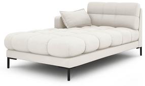 Sofa Micadoni Home Mamaia Chaise Longue, smėlio sp., kairinė, 185 x 105 cm x 75 cm