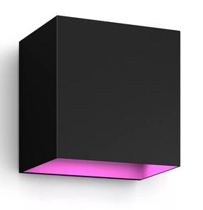 Āra sienas lampa Philips Hue Impress, 8W, LED, IP44, melna krās., 9.3 cm x 12 cm