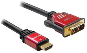 Juhe Delock HDMI A male, DVI-D male, 2 m