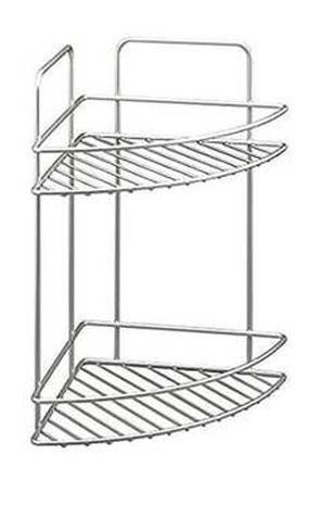 Dušas plaukts Metaltex Reflex, 23 cm x 35 cm x 23 cm, sudraba krās.