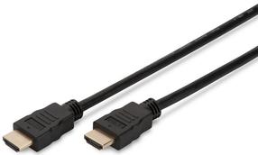 Vads Assmann AK-330107-010-S HDMI / HDMI HDMI male, HDMI male, 1 m, melna krās.