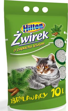 Kačių kraikas Hilton Forest, bentonitas, 10 l