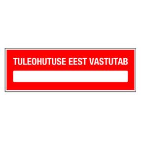 Kleebis Tamrex, ohutusmärk punane v.