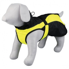 Куртка для собак Trixie Safety Coat, черный цв./желтый цв., S