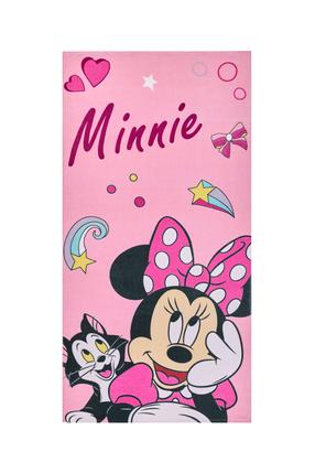 Vaikiškas rankšluostis Disney Minnie, rožinė sp., 140 cm x 70 cm