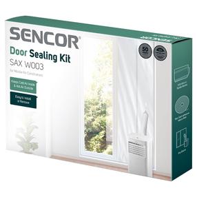 Prece ar bojātu iepakojumu. Logu blīve kondicionierim Sencor SAX W003, plastmasa