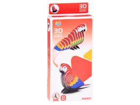 3D пазл Parrot Ara ZA5719, 4.5 см x 4 см, 24 шт., синий цв./красный цв./желтый цв.
