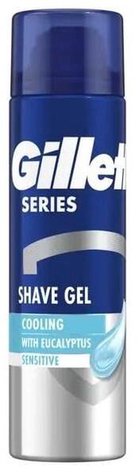 Skūšanās gēls Gillette Sensitive Cooling, 200 ml