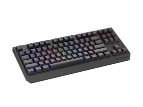 Bezvadu spēļu tastatūra Genesis Thor 230 Outemu Silent Lemon, EN, melna krās.
