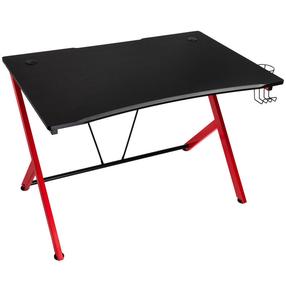 Arvutimängulaud Nitro Concepts D12, 116 cm x 76 cm, 75 cm, must v./punane v.