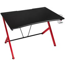 Kompiuterinių žaidimų stalas Nitro Concepts D12, 116 cm x 76 cm, 75 cm, juoda sp./raudona sp.