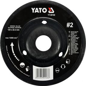 Шлифовальный диск Yato YT-59169, 125 мм x 22.2 мм