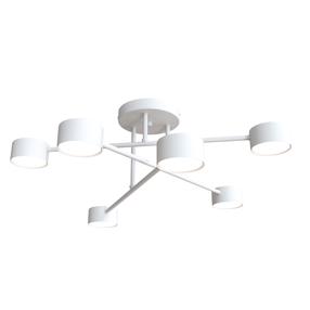 Valgusti lagi Emibig Halo 6 White 1356/6, GX53, 6 x 8 W, valge v. / valge v., 8 x 8 cm