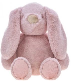 Mīkstā rotaļlieta Beppe Charlotte Rabbit, rozā krās., 25 cm