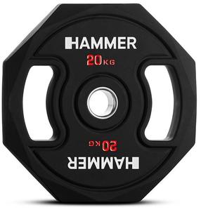 Diskinis svoris Hammer 17035 x 20 kg, juoda sp.