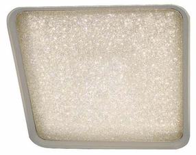 Šviestuvas plafonas CristalRecord Gloss 27-520-40-100, LED, 3000 - 6000 °K, 1 x 40 W, balta sp. / sidabro sp., 52 x 52 cm
