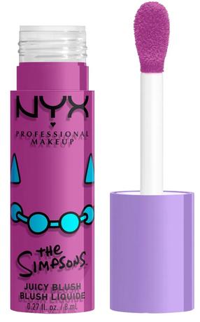 Жидкие румяна NYX Professional Makeup The Simpsons Juicy Blush Cheeks, 02 lavender sass, 8 мл