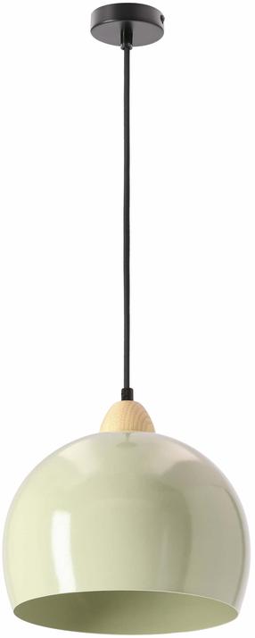 Šviestuvas lubų Candellux Lighting Monroe 31-47847, E27, 1 x 60 W, alyvuogių žalia sp. / juoda sp., 25 x 25 cm