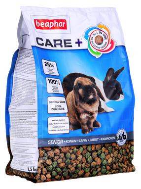 Väikeloomade toit Beaphar Care+ For Rabbits Over 6 Years, küülikutele, 1.5 kg