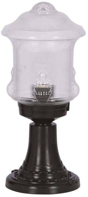 Pastatomas lauko šviestuvas Opviq BSU-68189-BSY-M4-K, 60W, E27, IP65, juoda sp., 20 cm x 40 cm