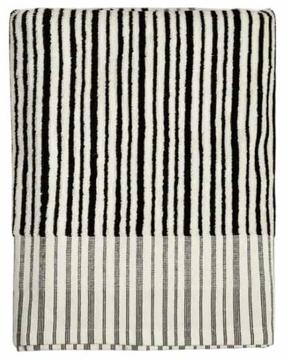 Vannas dvielis Homla Basic Demi 245794, balta krās./melna krās., 130 cm x 70 cm