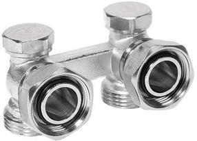Savienojuma vārsts Ferro LZ07YK, lodveida/dubults, radiatoram, 3/4", 1/2"