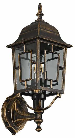Sieninis lauko šviestuvas Trio Volturno, 60W, E27, IP44, sendintų rūdžių sp., 15 cm x 41.5 cm