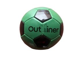 Futbolo kamuolys Outliner SMTPVC4024, 1 dydis, žalia sp.