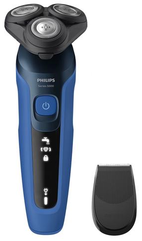 Barzdaskutė Philips Series 5000 S5466/17, li-ion, mėlyna sp.