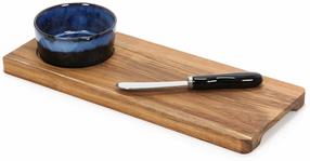 Serveerimiskomplekt Excellent Houseware 95188, 30 cm x 1.2 cm, 12 cm, 3 tk, Sinine v./Pruun v.
