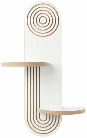 Sieninė lentyna Kalune Design Artmtkwll3, balta sp., 70 cm x 26 cm x 13 cm