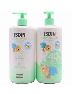 Ķermeņa kopšanas līdzekļu komplekts Isdin Baby Naturals, 750 ml, 2 gab.