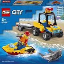 Konstruktorius LEGO City Paplūdimio gelbėtojų visureigis 60286, 79 vnt.