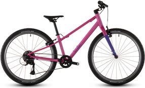 Vaikiškas dviratis, vaikų Cube Numove 240, rožinė sp./violetinė sp., 24"